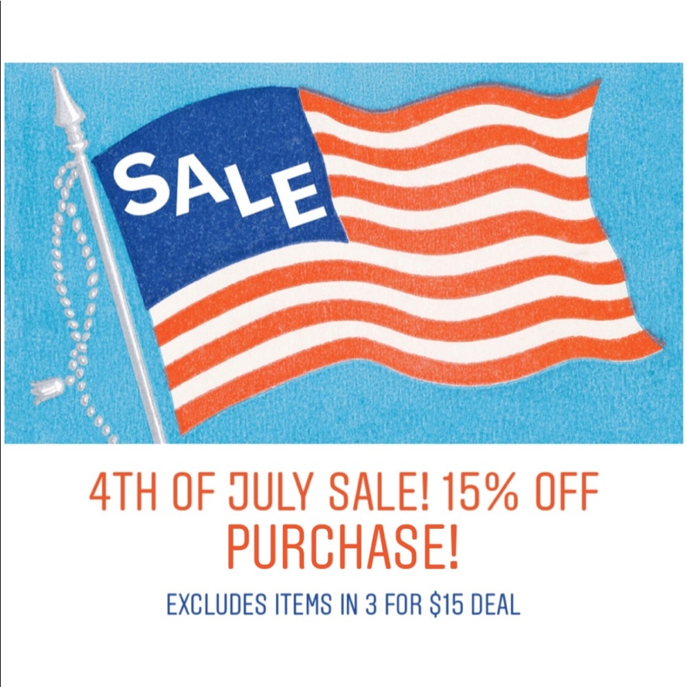 FOURTH OF JULY SALE